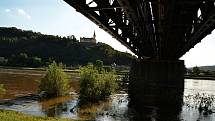 U mostu Edvarda Beneše v Ústí nad Labem