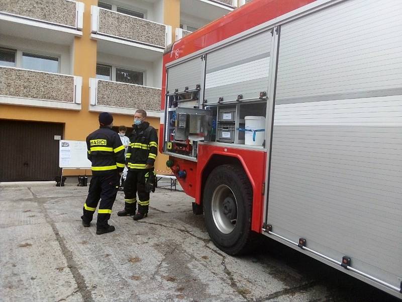 Desinfekce v Městském ústavu sociálních služeb v Jirkově, ve středisku U Dubu, probíhá celý týden.