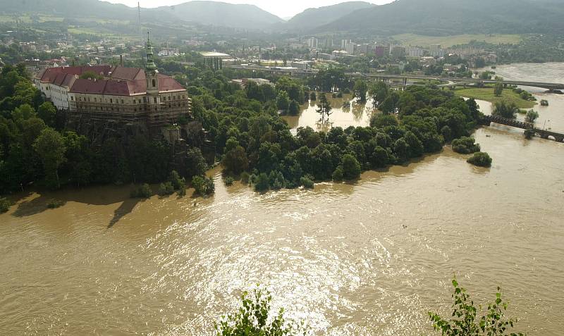 Povodeň 2002. Děčín a Hřensko