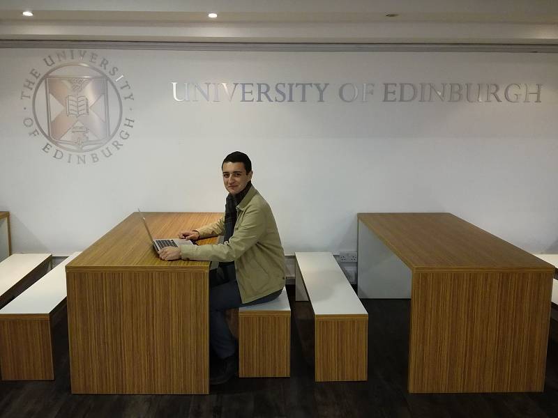 Student Daniel Andrle - gymnázium Děčín, následně škola Open Gate.