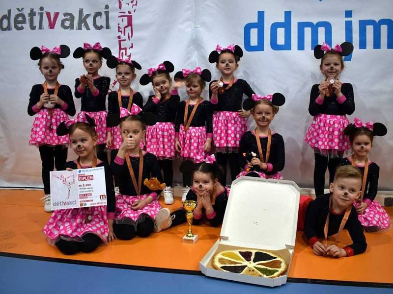 V sobotu 7. 4. 2018 se všechny týmy Aerobic clubu DDM zúčastnily soutěže Děti v akci v Praze.