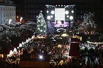 Vánoční atmosféra v centru Ústí nad Labem. Archivní foto
