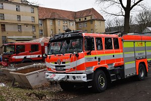 Evakuaci provedla jednotka ze stanice Ústí nad Labem a dobrovolná jednotka z obce Stebno - Podlešín.