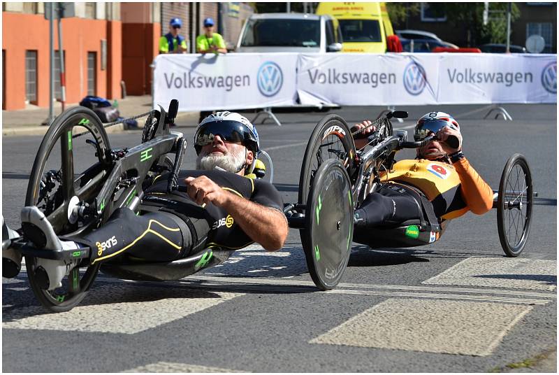 Závod handbikerů a Rodinný běh v Ústí nad Labem.