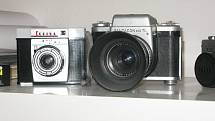 Sbírku fotoaparátů má Petr Berounský opravdu pestrou. Obohatil ji  i o unikátní exempláře.