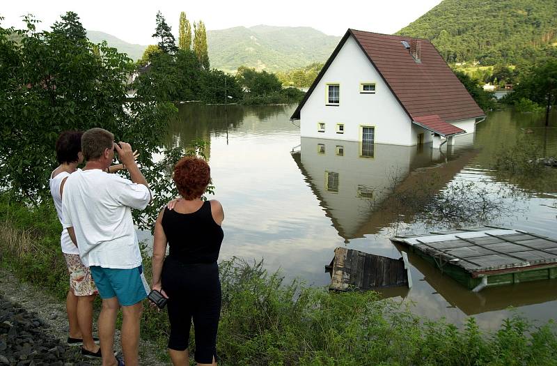 Povodeň 2002. Ústí nad Labem