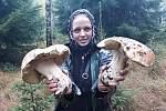 Marie Janová našla obrovské houby