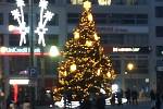 Vánoční strom na Mírovém náměstí v Ústí nad Labem