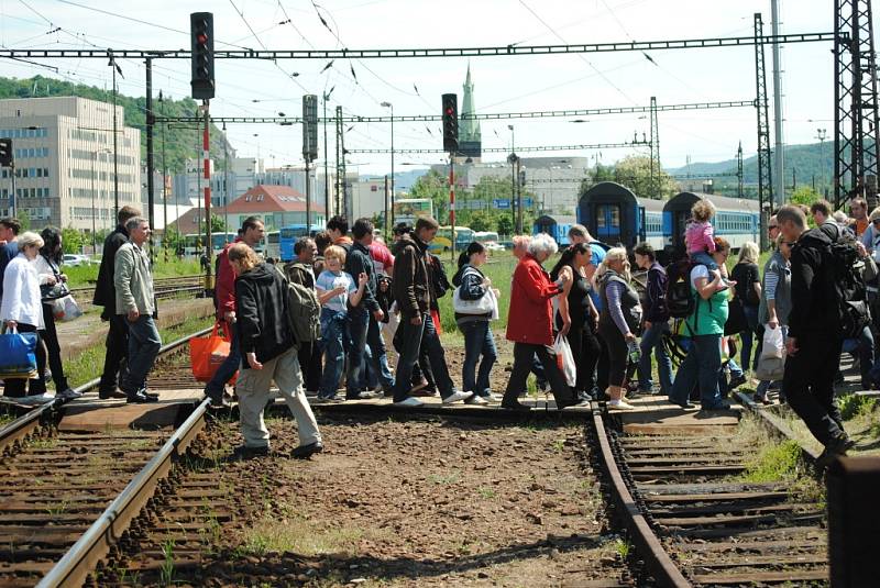 Západní nádraží, středa 5. června 2013.