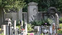 Hřbitov v Krásném Březně. 