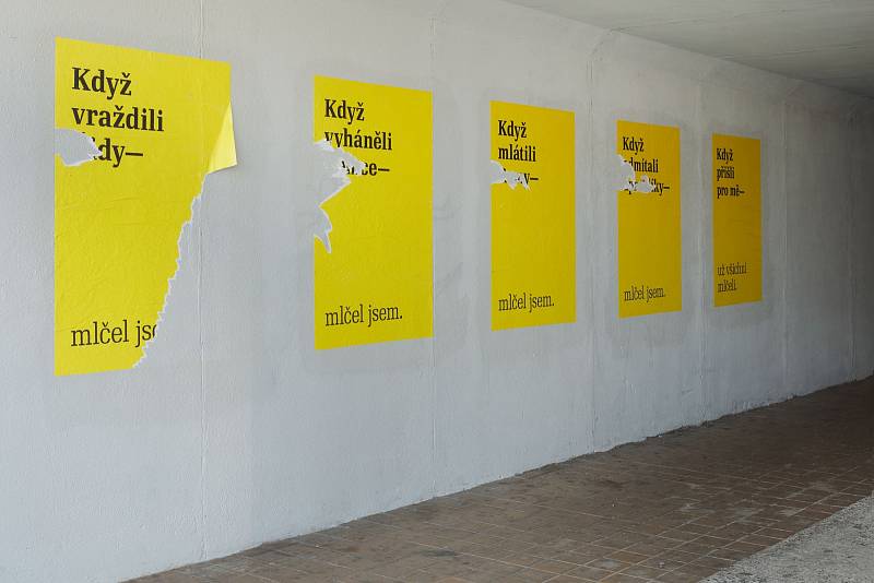 Kampaň Když... studentky Fakulty umění a designu UJEP