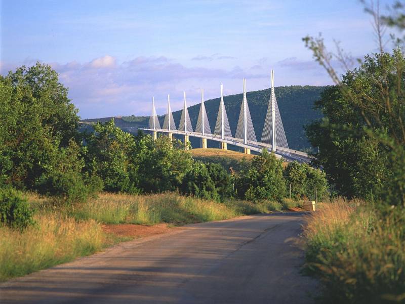 Viadukt Millau. 