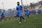 Fotbalisté Ústí nad Labem začali zimní přípravu 2020 na umělé trávě Městského stadionu