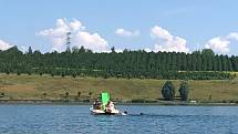 Jezero Milada u Ústí nad Labem.