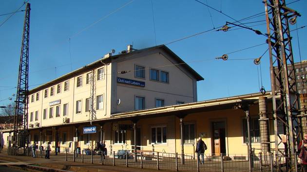 Nádraží Ústí nad Labem - západ.