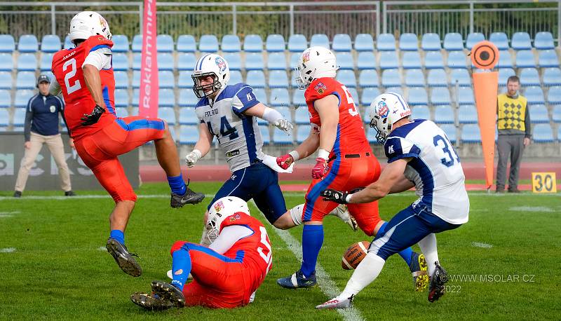 Česko - Finsko, ME v americkém fotbale, zápas v Ústí nad Labem