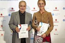 ROK 2014: Ladislav Hruška Živnostník roku a Adéla Zrubecká z vítězné firmy Nobilis Tilia. 