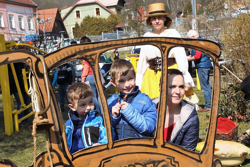 Slavnostní zahájení provozu Kozí dráhy na trase Děčín - Telnice