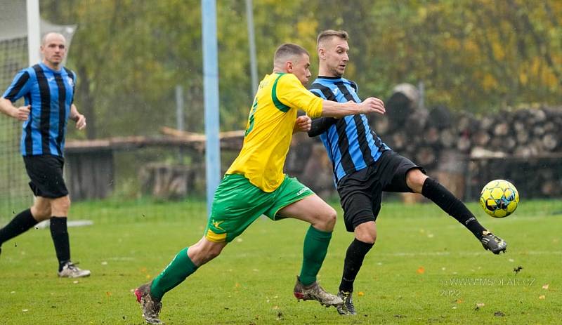 Sport fotbal I.B třída skupina A Chuderov (modrá) Malšovice