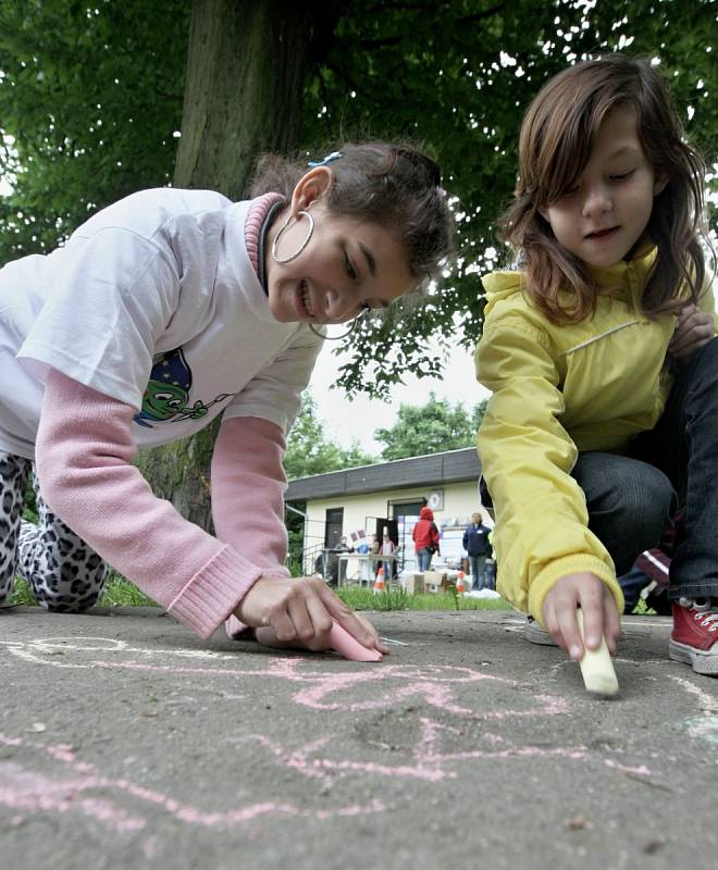 Den dětí v areálu dopravního hřiště v Krásném Březně, 2010