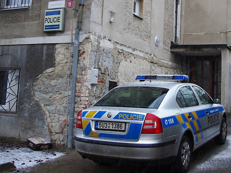 Zrekonstruované oddělení policie Všebořice.