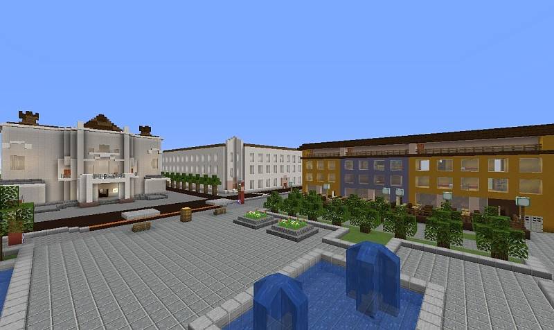 Šestice nadšenců staví Ústí nad Labem ve známé hře Minecraft.