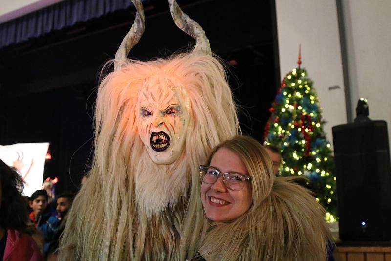 Krampusáci v Ústí nad Labem.