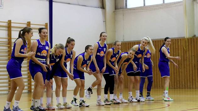 Sluneta Ústí - České Budějovice, basketbal ženy 2. liga 2022/2023. Basketbalistky Sluneta Ústí nad Labem ilustrační