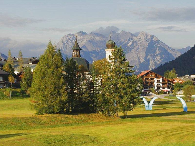 Olympijský region v Tyroslku Seefeld. 