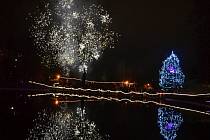 Rozsvícení vánočního stromu na Severní Terase