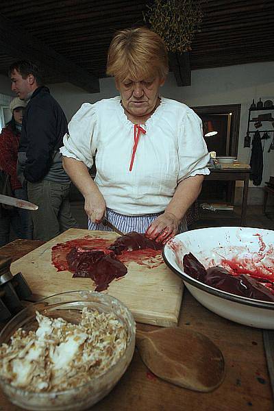 Staročeské vepřové hody v Zubrnicích.