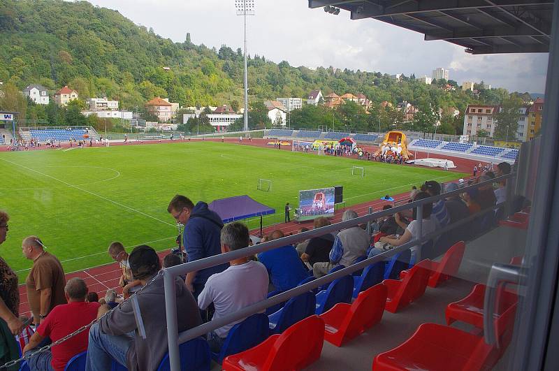 Slavnostní otevření městského stadionu v Ústí