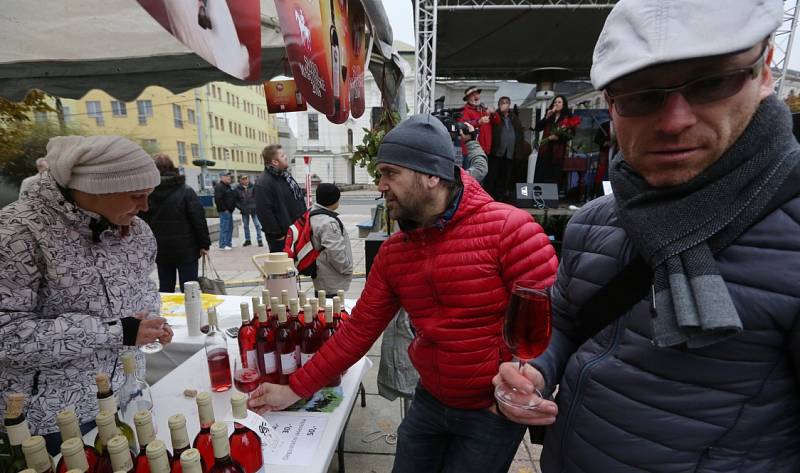 Svatomartinské slavnosti na Lidickém náměstí.