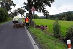 Na silnici mezi Rumburkem a Šluknovem nezvládl 25. září mladý šofér řízení a narazil do stromu. Při nehodě zemřeli dva lidé.