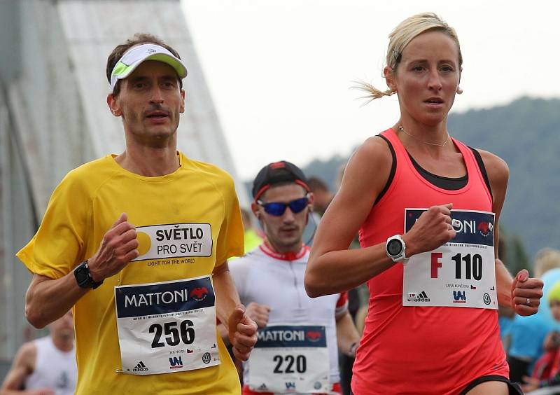 Účastníci ústeckého půlmaratonu