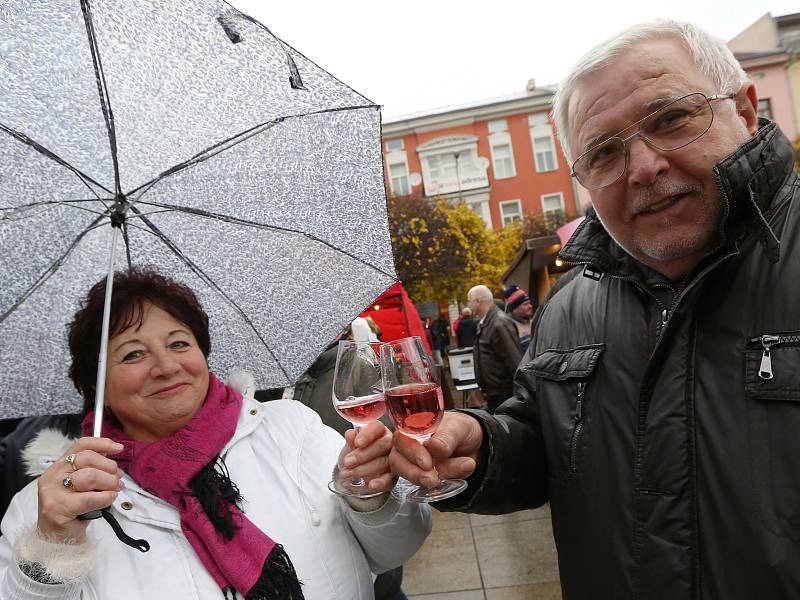 V Ústí nad Labem proběhla v pondělí oslava a ochutnávka Svatomartinského vína.