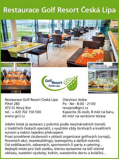 Restaurace GOLF RESORT Česká Lípa