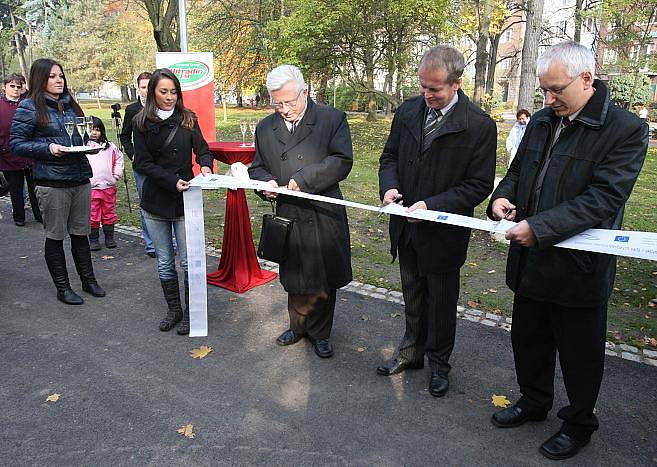 Slavnostní otevření parku Městské sady po rozsáhlé rekonstrukci. 