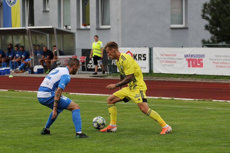 Sport fotbal FNL derby Varnsdorf Ústí nad Labem