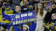 Slovan vybojoval nečekaný, ale zasloužený postup. Utkání přihlížel téměř pět a půl tisíce fantastických diváků. diváků 