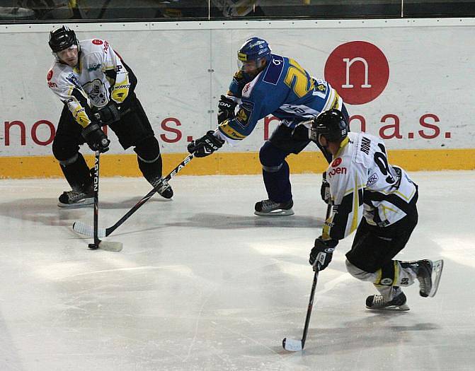 Hokejisté Kadaně hostili na své ledové ploše Ústecké lvy.