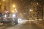 Sněžení komplikuje ve středu 11. ledna dopravu v Ústeckém kraji 