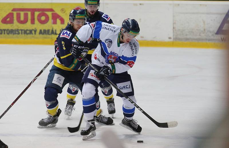 Hokejový zápas Ústí nad Labem a Benátky