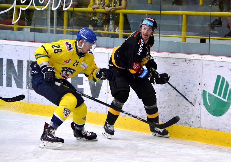 Extraligový HC Verva Litvínov sehrál generálku na nový ročník nejvyšší hokejové soutěže s prvoligovým Slovanem Ústím nad Labem. Foto: Deník/Edvard D. Beneš