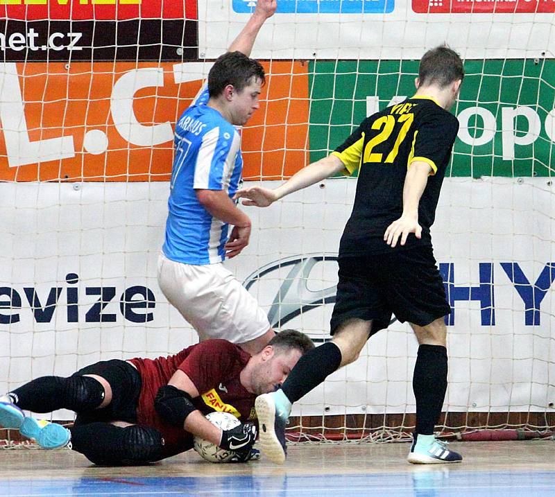 Futsalová 2. liga, Rapid Ústí - Interobal Plzeň B 5:5 (3:3)