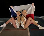 Ústecké aerobičky Klára Kučerová a Viktorie Kéringerová  vybojovaly na MS v Belgii bronzové medaile.