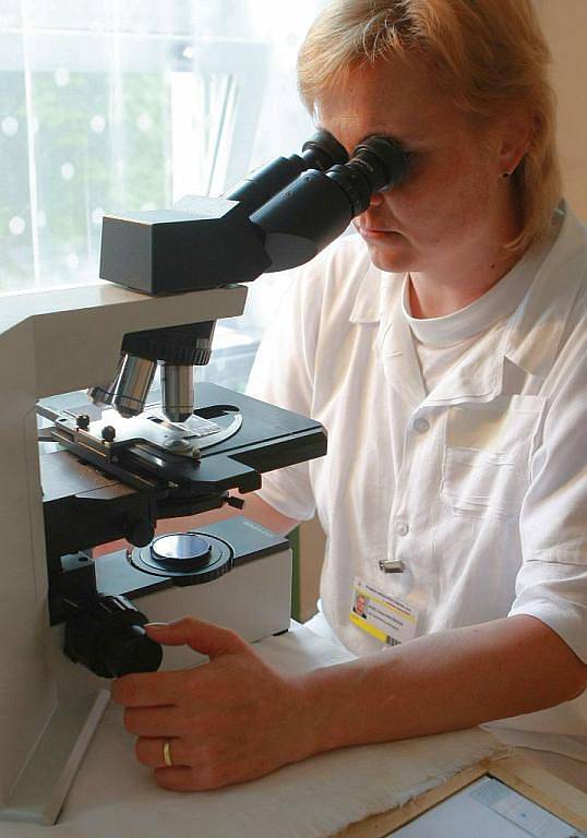 Patologie  to jsou především tisíce laboratorních vyšetření.