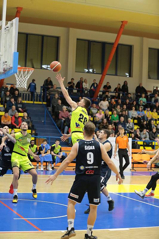 Basketbalové derby Ústí nad Labem - Děčín v rámci základní skupiny Alpe Adria Cupu 2019/2020.