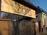 Dolní vstup do ústecké zoologické zahrady.