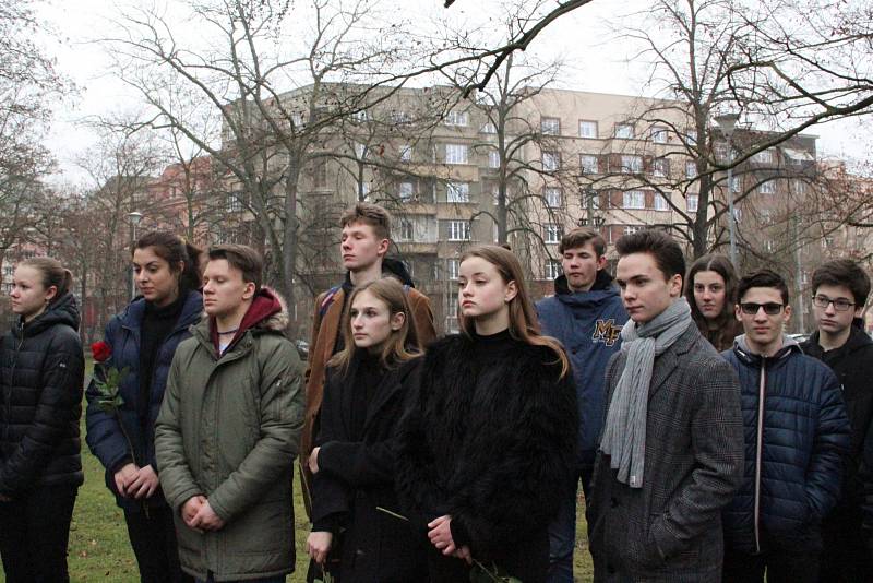 Uctění památky obětí holokaustu v Ústí nad Labem